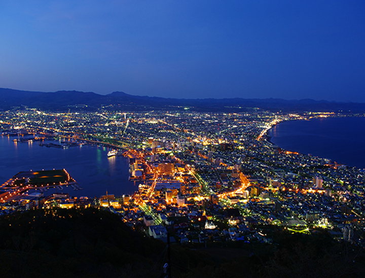 Night view in Hakodate