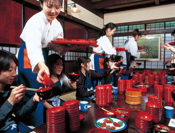 Wanko soba noodle